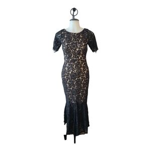 Just Me Black Lace Dress Size XS NWOT